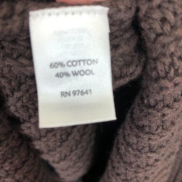 J. Jill brown turtleneck wool blend dress - Picture 3 of 7